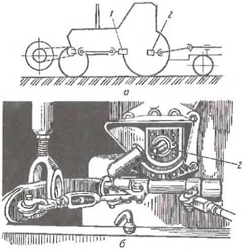 Механический догружатель ведущих колес трактора