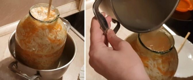 Квашеная капуста рецепт хрустящая без воды в кастрюле