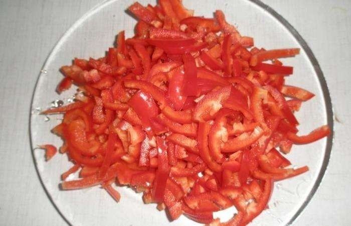 Красный болгарский перец морковь лук помидор