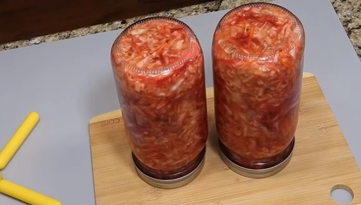 Заправка и салат для борща на зиму с томатной пастой